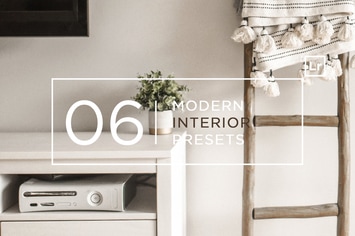 6 Modern Interior Lightroom Presets