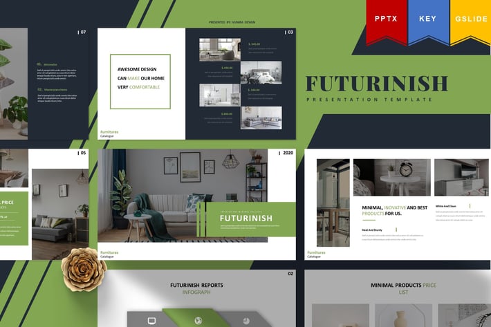 Futurinish | Powerpoint, Keynote, Googleslides