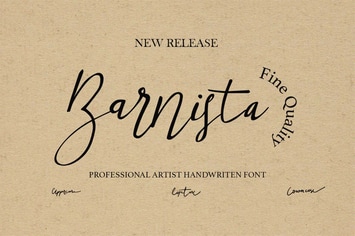Barnista - Script Font