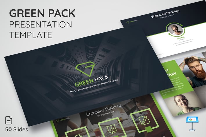 Green Pack - Keynote Presentation Template