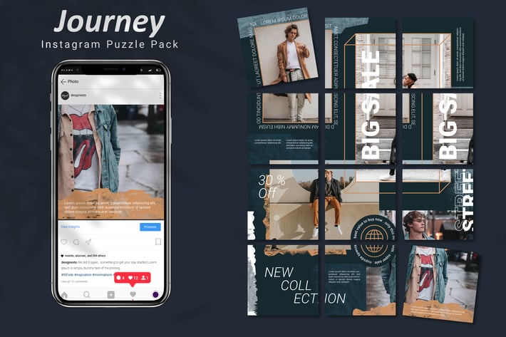 Journey - Instagram Puzzle Pack