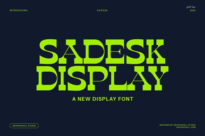 Sandesk - Elegant Display Serif Font