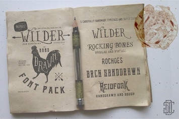 Wilder and Handrawn Font Pack