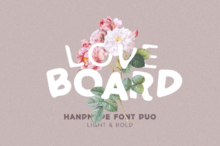 Love Board - Handmade Font