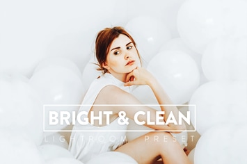 10 Bright & Clean Lightroom Presets
