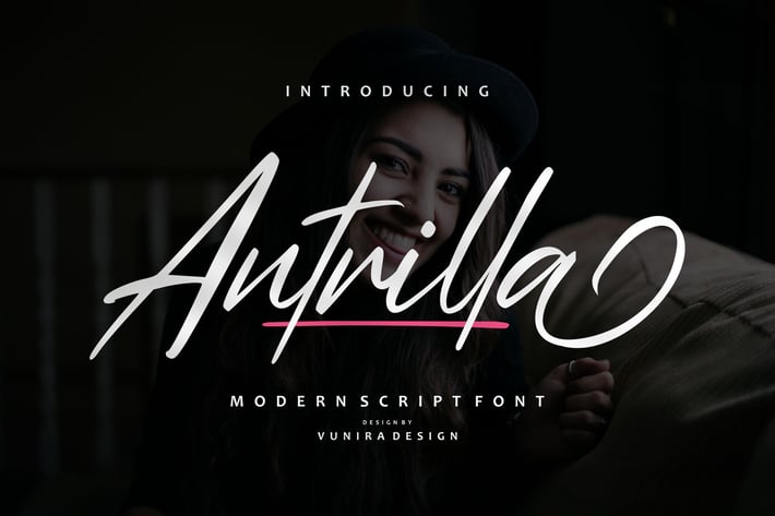 Antrilla - Modern Script