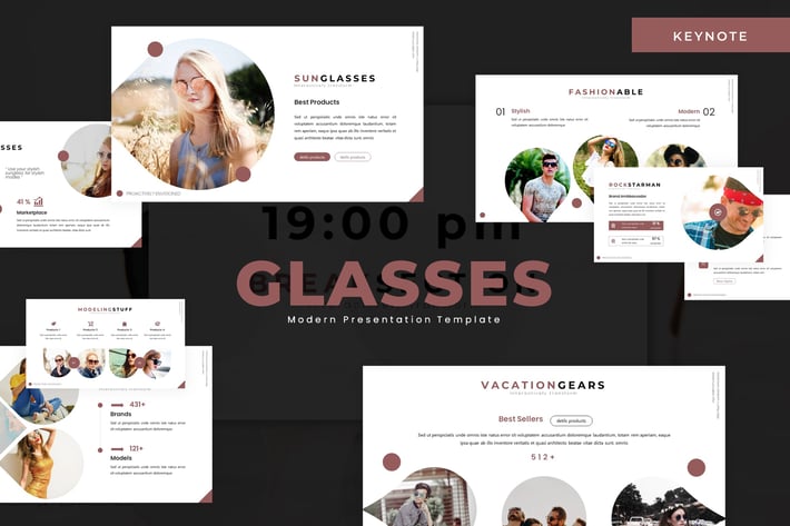 Glasses - Keynote Template