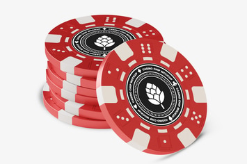 Plastic Casino Tokens Mockup