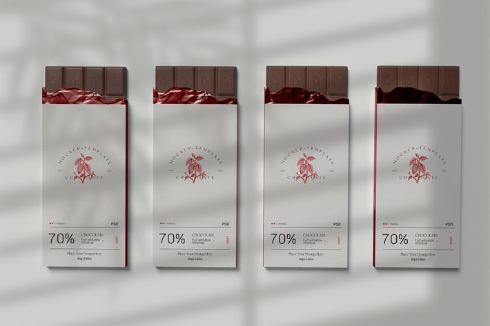 Chocolate Packaging Mockup