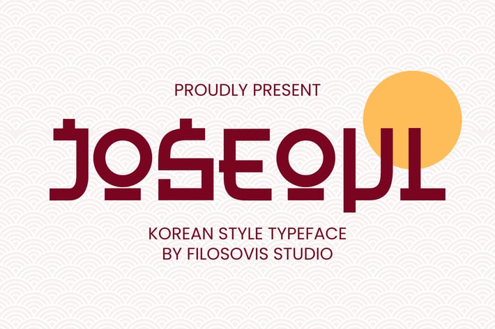 Joseoul | Korean Style Typeface