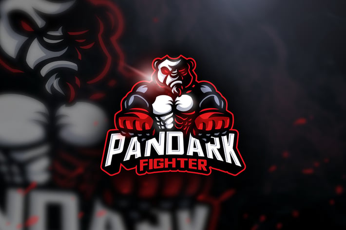 Pandark Fighter - Mascot & Esport Logo