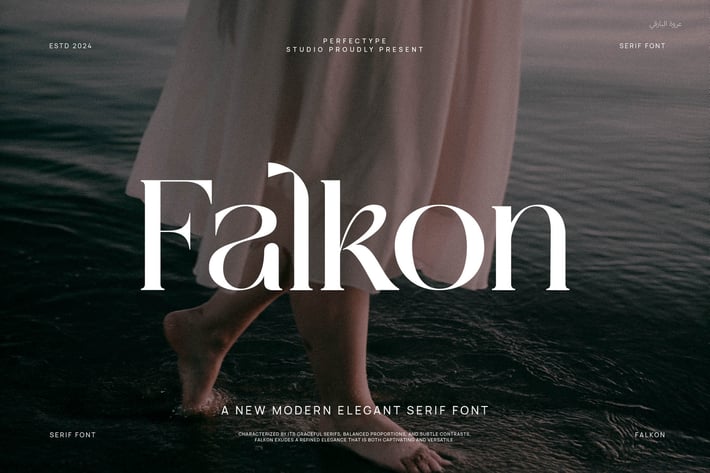 Falkon Modern Serif Font Typeface