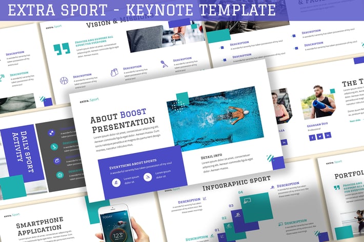 Extra Sport - Keynote Template