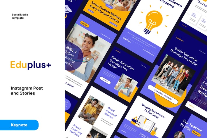Education Instagram Post & Stories Keynote
