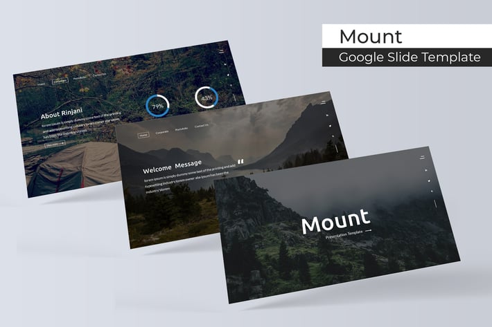 Mount - Google Slide Template