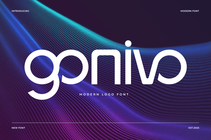 Gonivo – Modern Logo Font