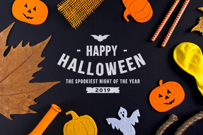 Halloween mockup