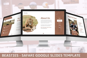 Beasties - Safari Google Slides Template