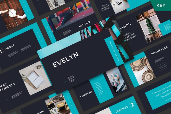  Evelyn Keynote Template