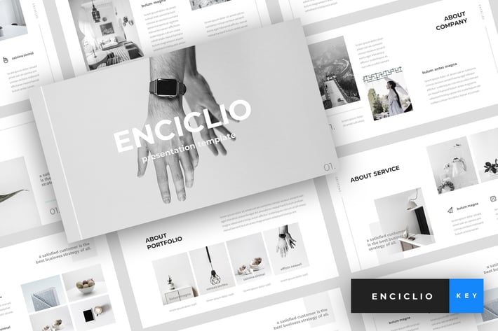 Enciclio - Creative Keynote Template