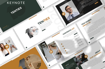 Tenties - Creative Startup Keynote Template