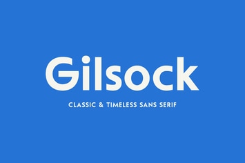 Gilsock - Classic & Timeless Sans Serif