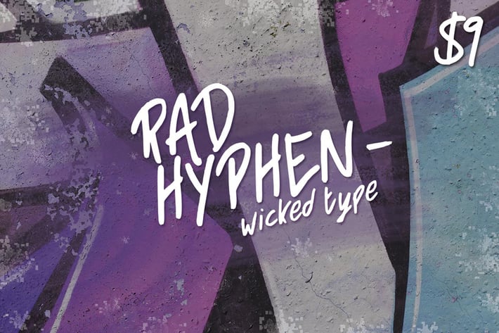 Rad Hyphen Font