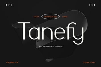 Tanefy - Modern Font