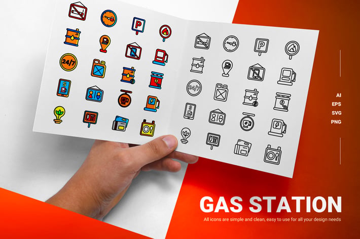Gas Station - Icons