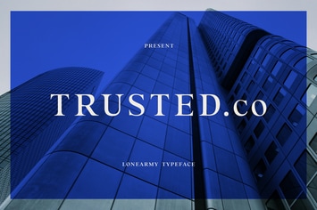 Trusted Serif Logo Font