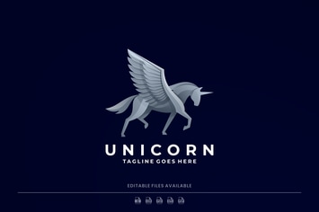 Unicorn Gradient Logo