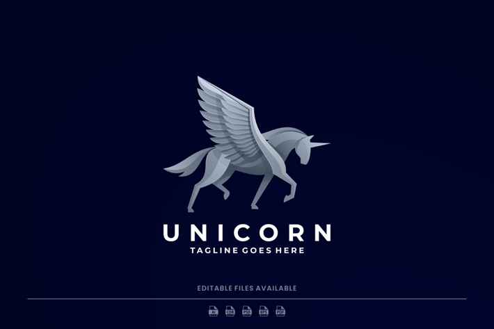 Unicorn Gradient Logo