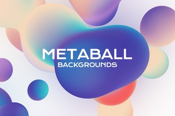 Metaball. Holographic Liquid Bubbles Backgrounds