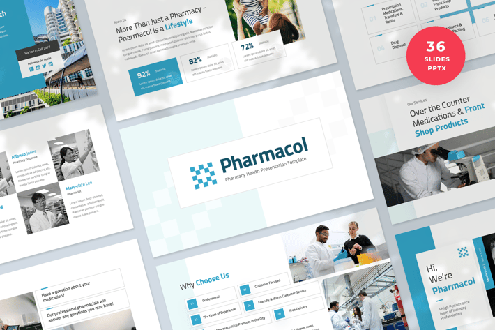 Pharmacy Health PowerPoint Presentation Template
