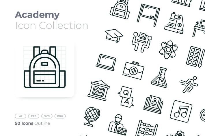 Academy  Outline Icon