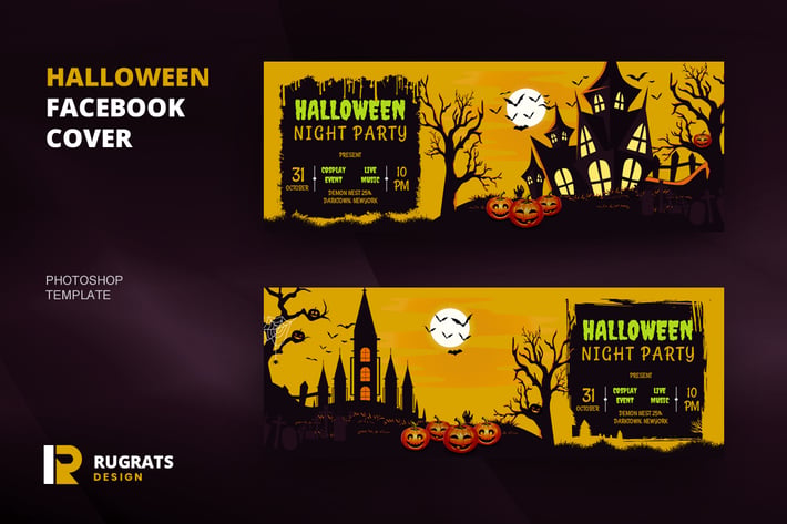 Halloween R.2 Facebook Cover Template