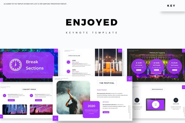Enjoyed - Keynote Template