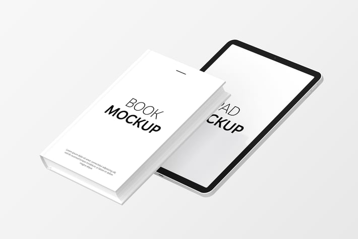 Book & iPad Mockup
