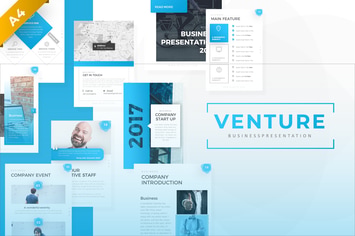 Venture - Portrait Business PowerPoint Template