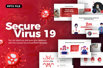 Secure Virus 19 Medical Powerpoint Template