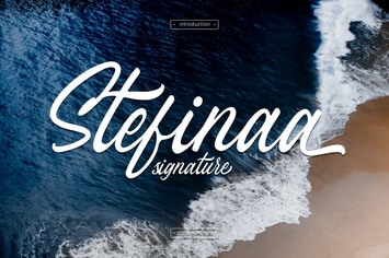 Handwritten Script - Stefina Signature