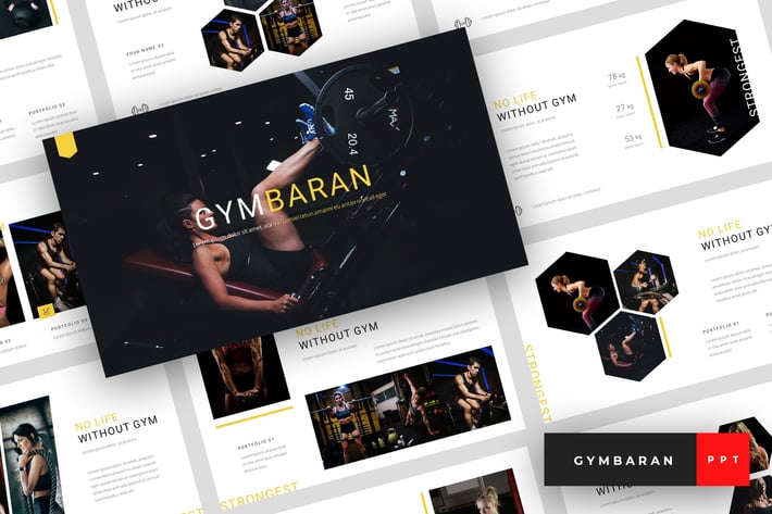 Gymbaran - Gym PowerPoint Template