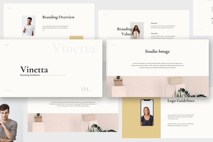 Vinetta Brand Guidelines Keynote Template
