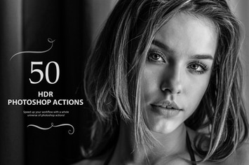 50 HDR Photoshop Actions - Vol 1