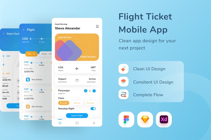 Flight Ticket Mobile App