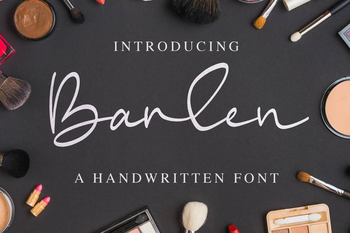  Barlen - a Handwritten Font