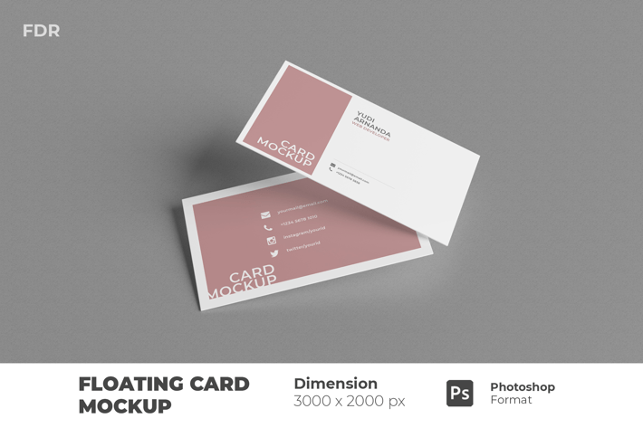 Floating Business Card