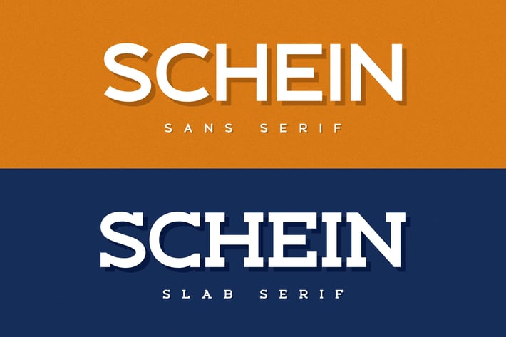 Schein - Sans & Slab 