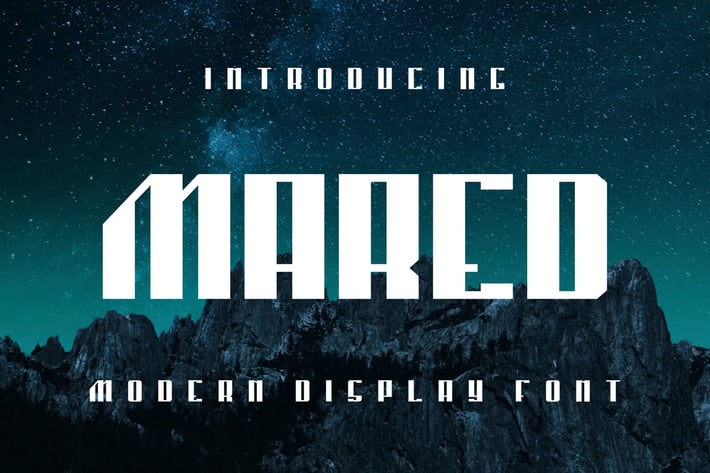 Mared - Modern Font