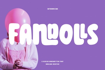 Fandolls Handwritten Display Font